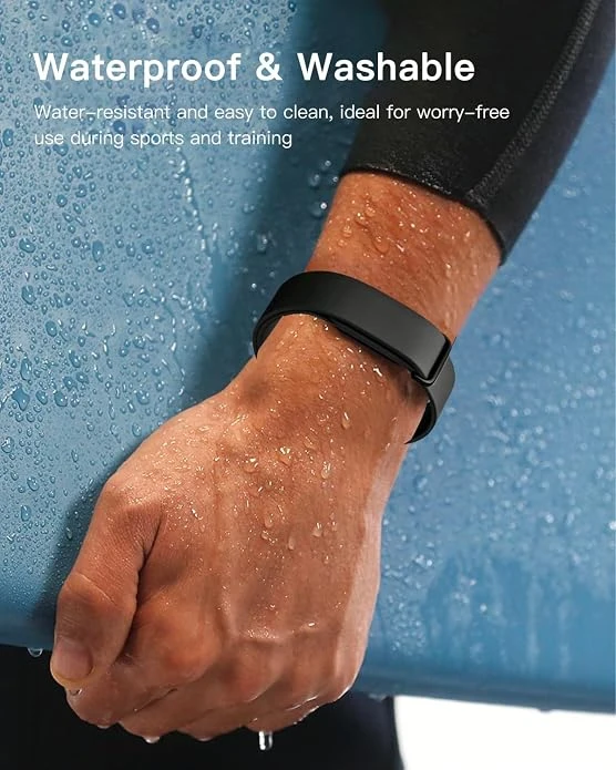 Силіконовий ремінець для Google Fitbit Air - Black