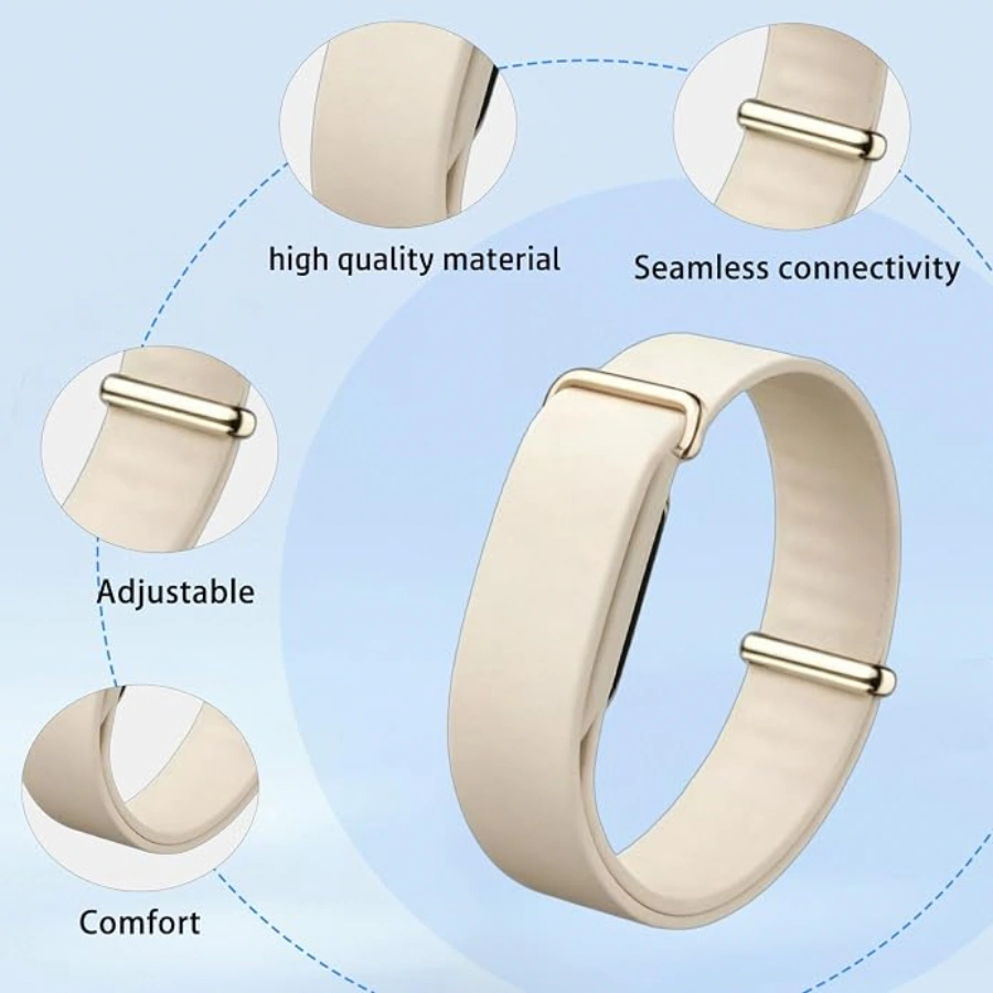 Силіконовий ремінець для Google Fitbit Air - White