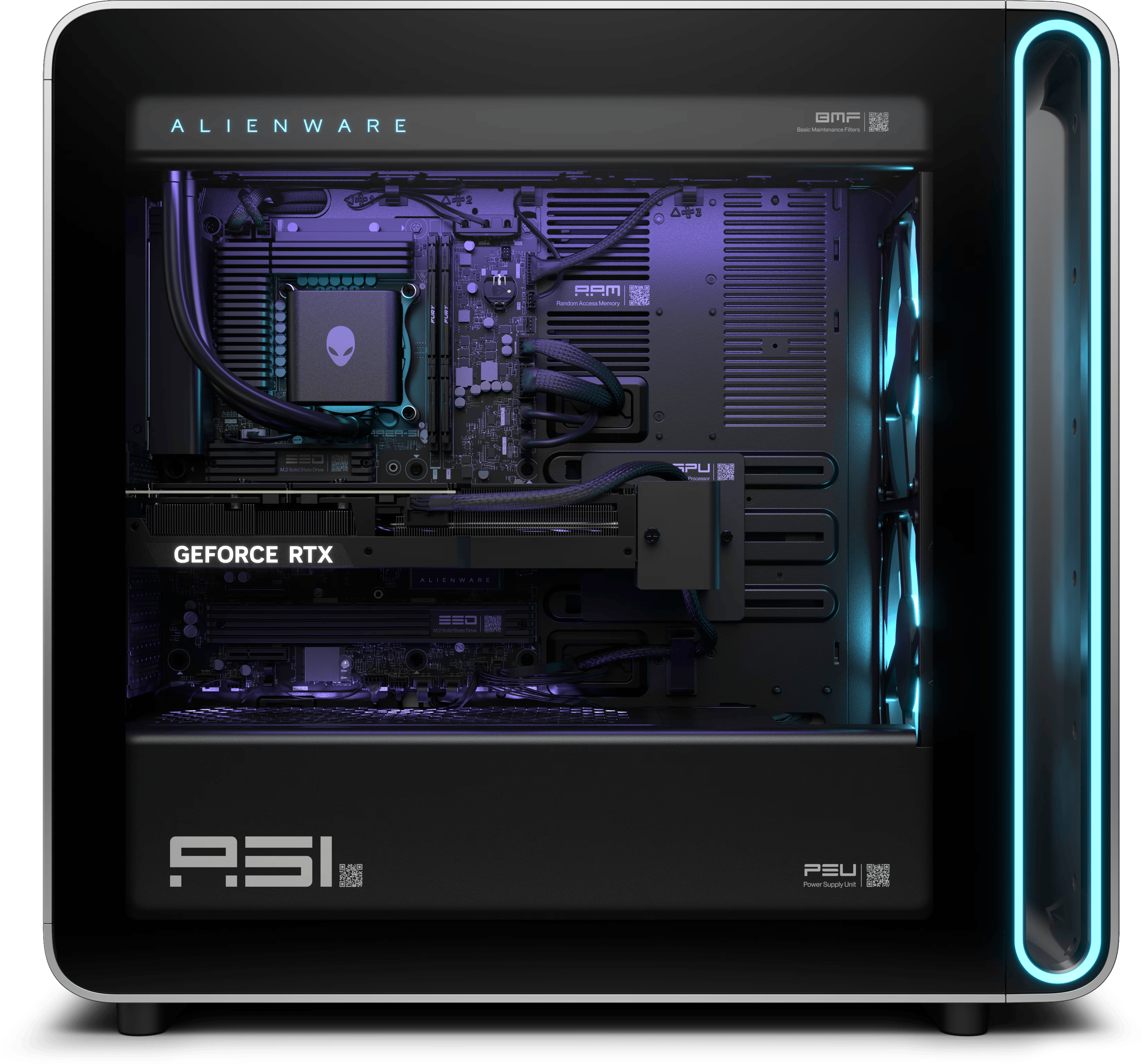 Системний блок Alienware Area-51 Gaming Desktop AAT2250 Intel Core Ultra 9 285K/32GB/2TB/GeForce RTX 5080 16GB (AWAAT2250-9086SLV-PDE)