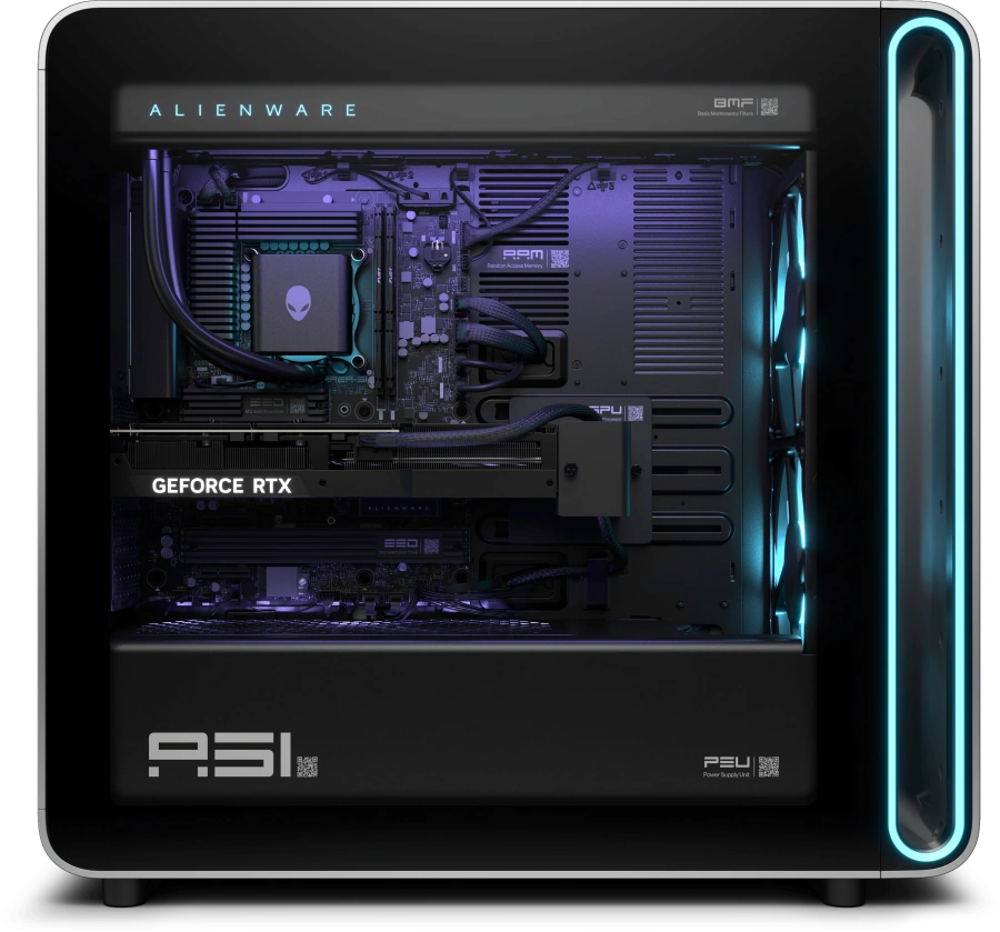 Системний блок Alienware Area-51 Gaming Desktop AAT2250 Intel Core Ultra 9 285K/32GB/2TB/GeForce RTX 5080 16GB (AWAAT2250-9086SLV-PDE)