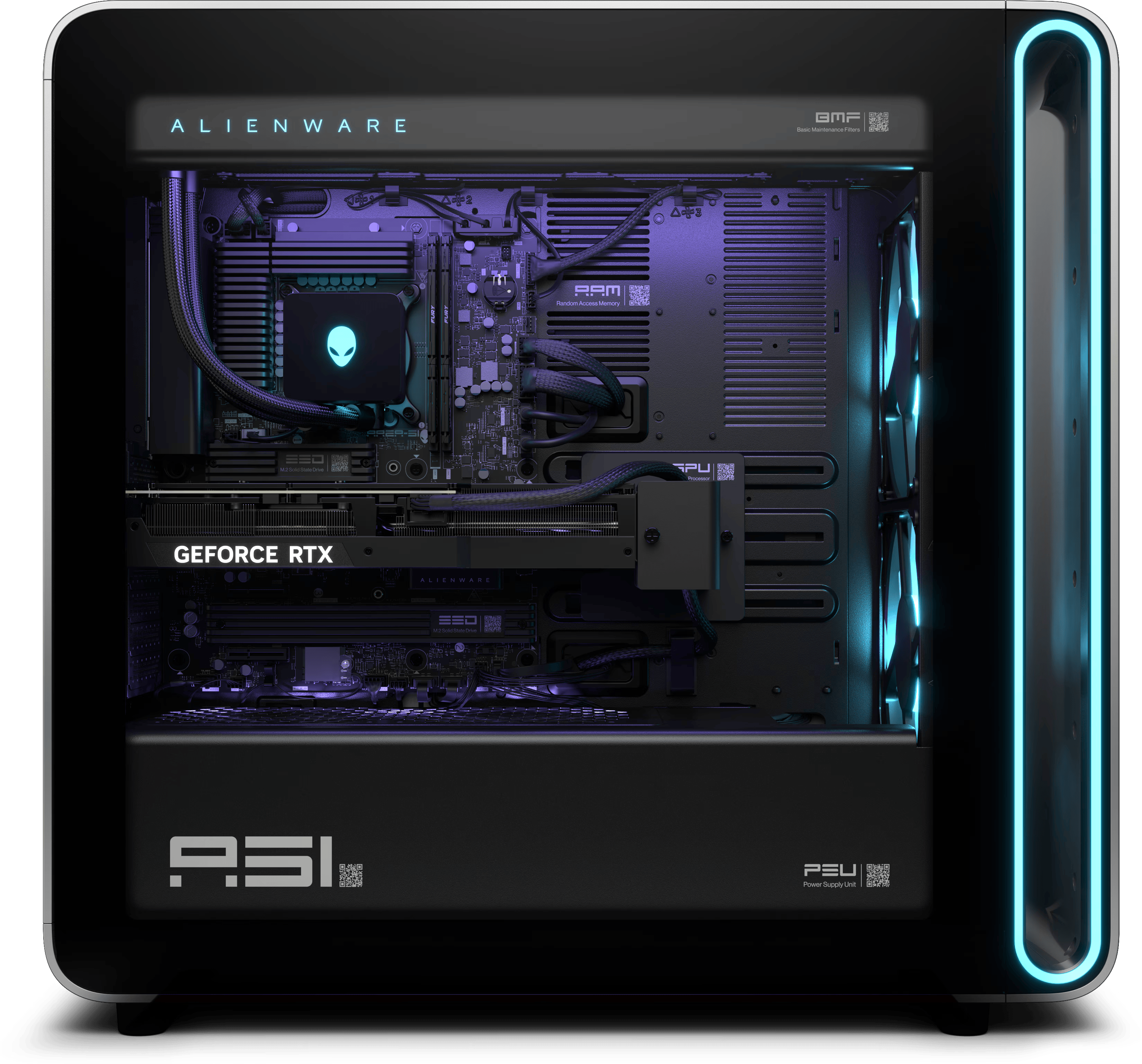 Системний блок Alienware Area-51 Gaming Desktop AAT2250 Intel Core Ultra 9 285K/32GB/2TB/GeForce RTX 5080 16GB (AWAAT2250-9086SLV-PDE)
