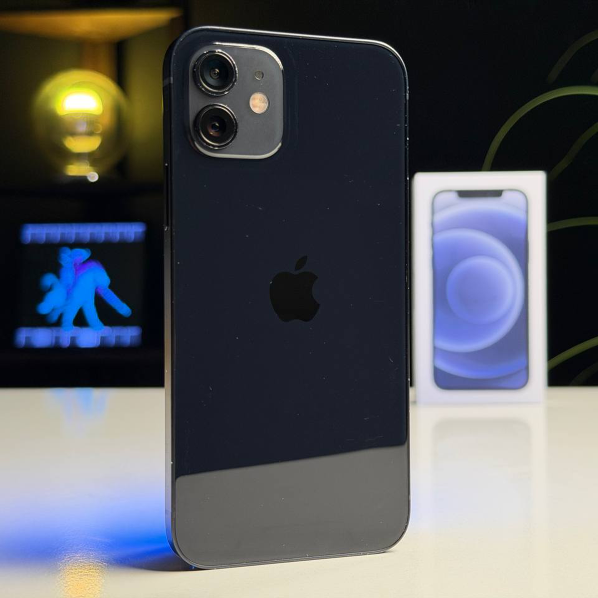 ВЖИВАНИЙ Б/У Apple iPhone 12 128GB Black (MGHC3, MGJA3) - Стан: гарний | Акумулятор: 100% | Комплектація: повний | Гарантія: 3 міс.