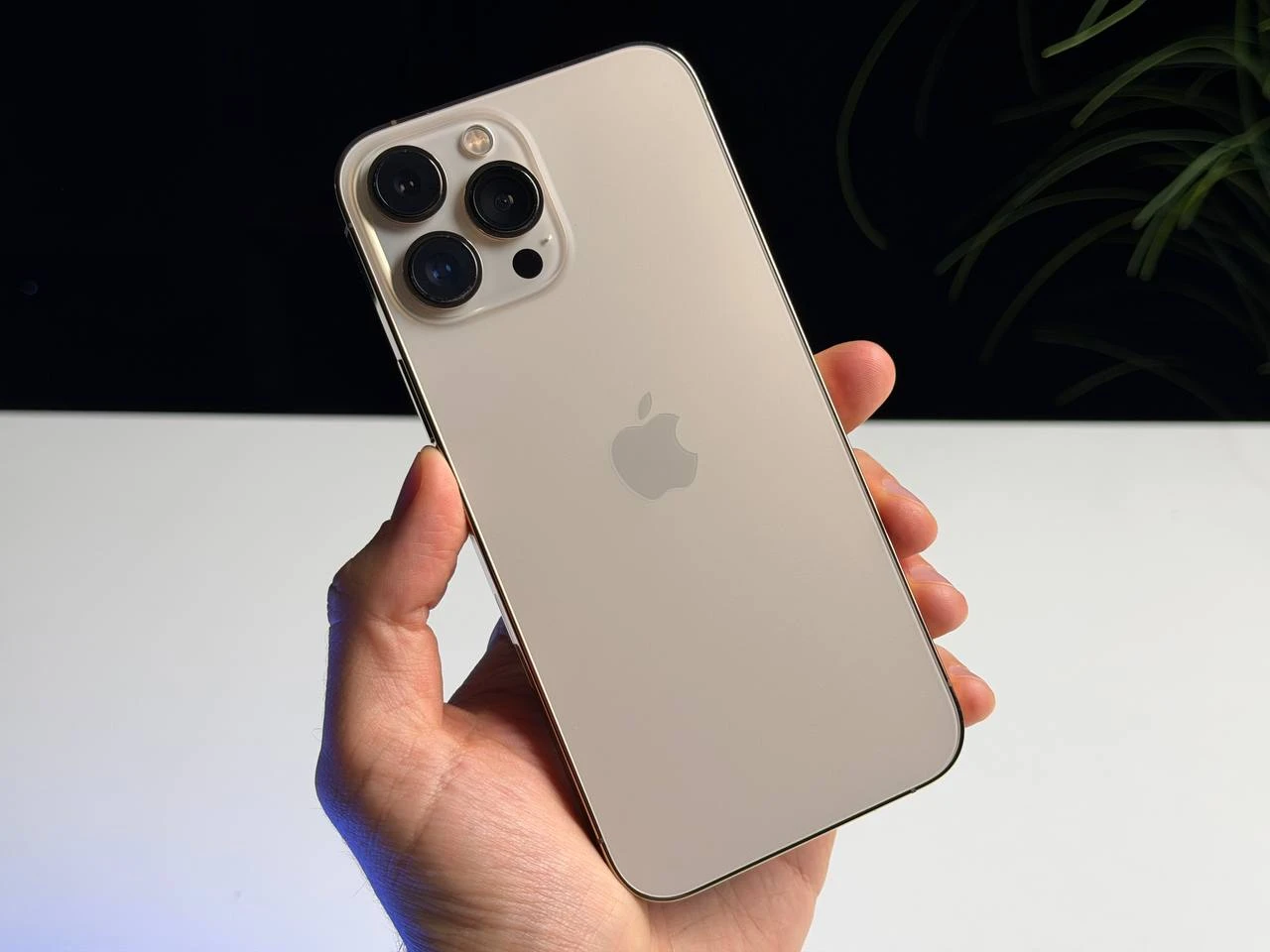 ВЖИВАНИЙ Б/У Apple iPhone 13 Pro Max 256GB Gold (MLKU3, MLLD3) - Стан: гарний | Акумулятор: 100% | Комплектація: iPhone, кабель | Гарантія: 3 міс.
