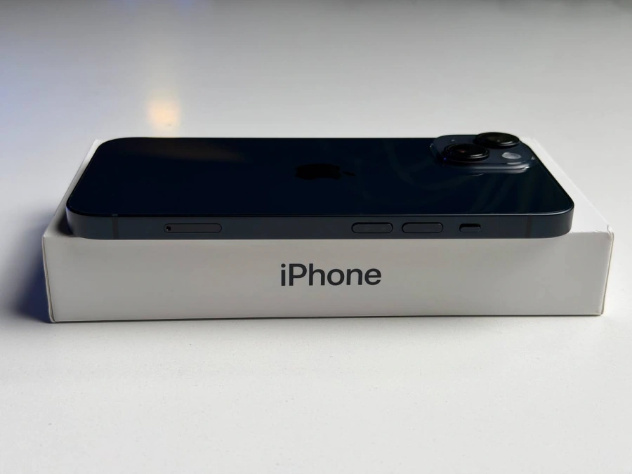 ВЖИВАНИЙ Б/У Apple iPhone 14 128GB Midnight (MPUF3) - Стан: гарний | Акумулятор: 100% | Комплектація: повний | Гарантія: 3 міс.