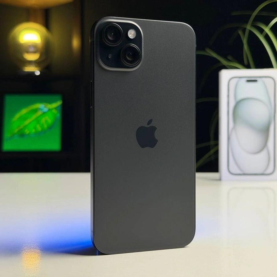 ВЖИВАНИЙ Б/У Apple iPhone 15 Plus 512GB Black (MU1H3) - Состояние: хороший | Аккумулятор: 100% | Комплектация: полный | Гарантия: 3 мес.