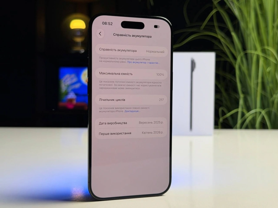 ВЖИВАНИЙ Б/У Apple iPhone Air 256GB Space Black (MG2L4, MG184, MG274) - Стан: гарний | Акумулятор: 100% | Комплектація: повний | Гарантія: 3 міс.