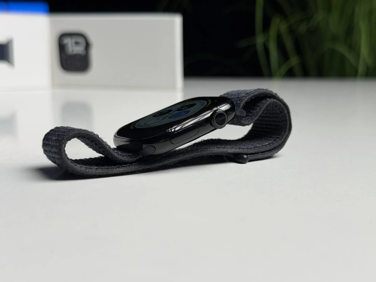 ВЖИВАНИЙ Б/У Apple Watch Series 10 GPS 46mm Jet Black Aluminum Case with Ink Sport Loop (MWWR3) - Стан: гарний | Акумулятор: 100% | Комплектація: повний | Гарантія: 3 міс.