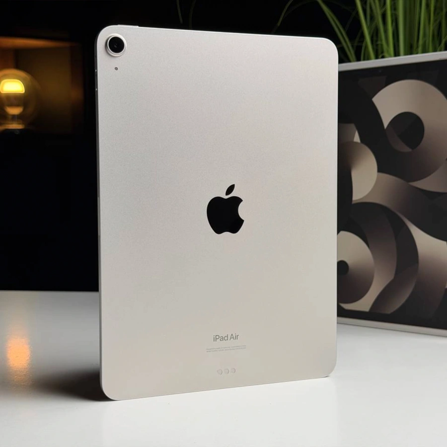 ВЖИВАНИЙ Б/У iPad Air 5 10.9'' Wi-Fi 64GB Starlight (MM9F3) - Стан: задовільний | Акумулятор: 88% | Комплектація: повний | Гарантія: 3 міс.