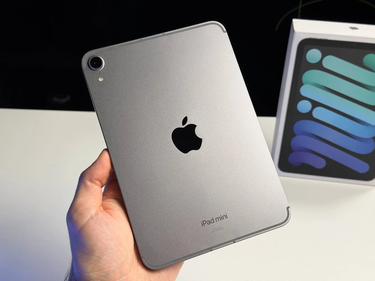ВІТРИННИЙ Планшет Apple iPad mini 7 Wi-Fi + Cellular 128GB Space Gray (MXPN3) - Стан: ідеальний | Акумулятор: 100% | Комплектація: повний | Гарантія: 3 міс.