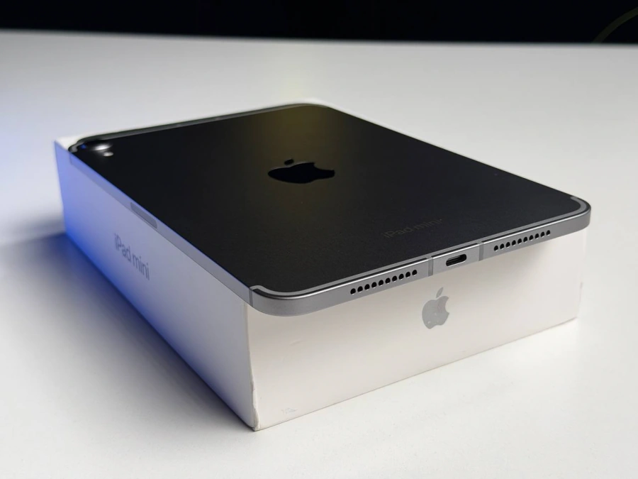 ВІТРИННИЙ Планшет Apple iPad mini 7 Wi-Fi + Cellular 128GB Space Gray (MXPN3) - Стан: ідеальний | Акумулятор: 100% | Комплектація: повний | Гарантія: 3 міс.