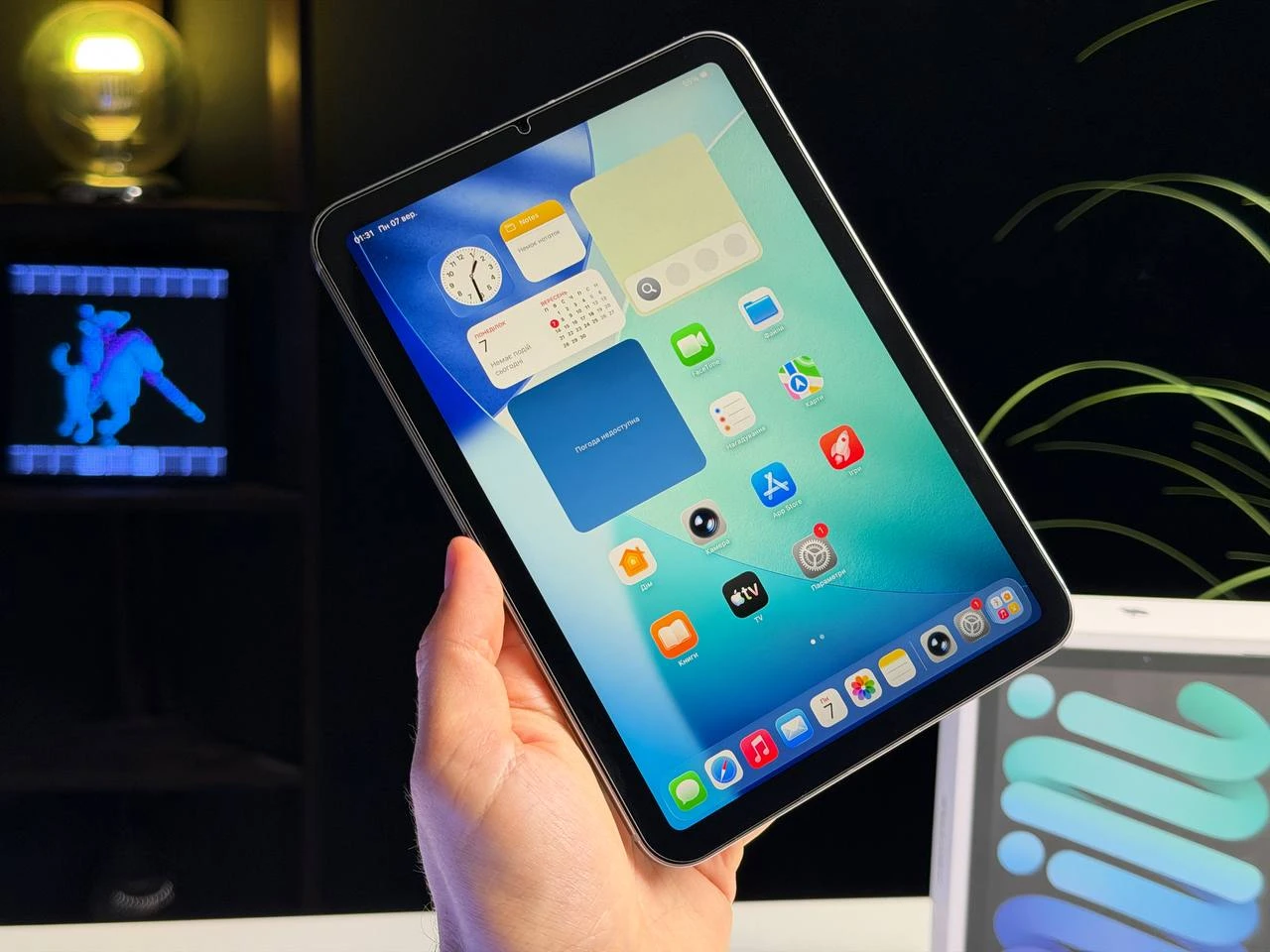 ВІТРИННИЙ Планшет Apple iPad mini 7 Wi-Fi + Cellular 128GB Space Gray (MXPN3) - Стан: ідеальний | Акумулятор: 100% | Комплектація: повний | Гарантія: 3 міс.