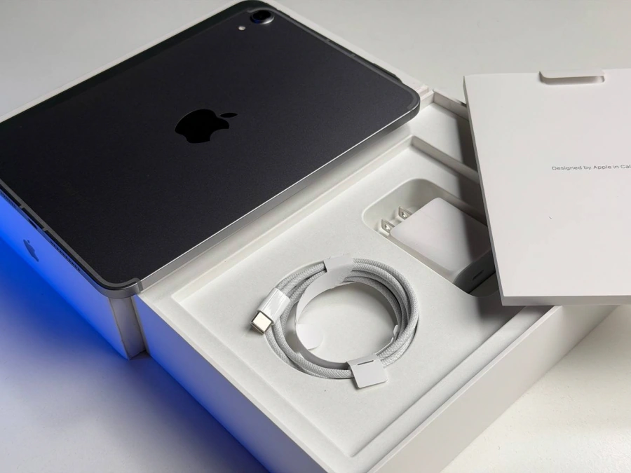 ВІТРИННИЙ Планшет Apple iPad mini 7 Wi-Fi + Cellular 128GB Space Gray (MXPN3) - Стан: ідеальний | Акумулятор: 100% | Комплектація: повний | Гарантія: 3 міс.