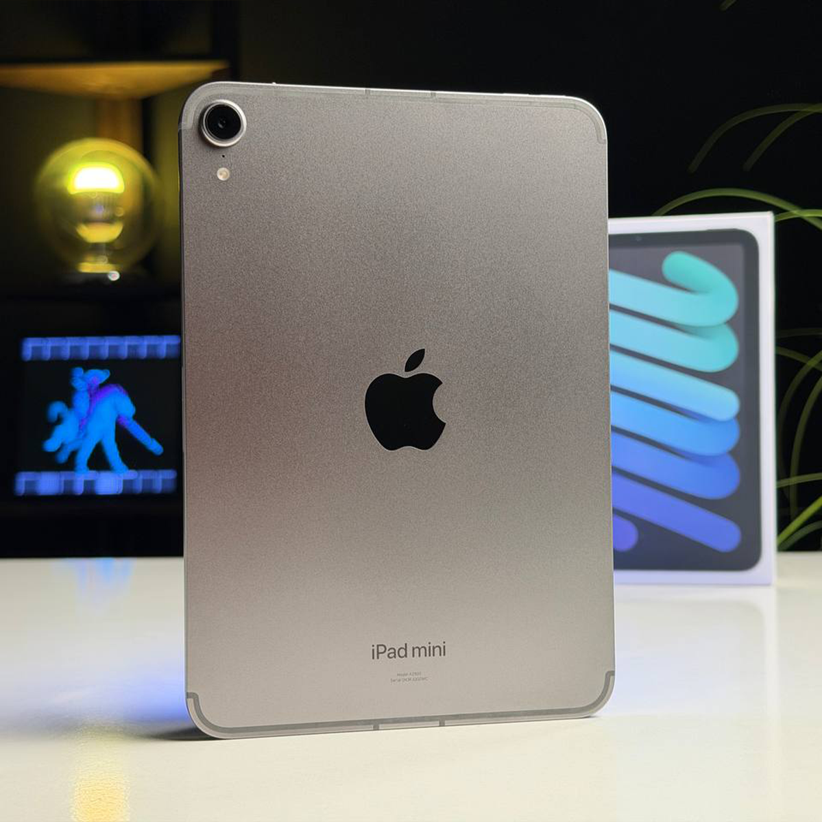 ВІТРИННИЙ Планшет Apple iPad mini 7 Wi-Fi + Cellular 128GB Space Gray (MXPN3) - Стан: ідеальний | Акумулятор: 100% | Комплектація: повний | Гарантія: 3 міс.
