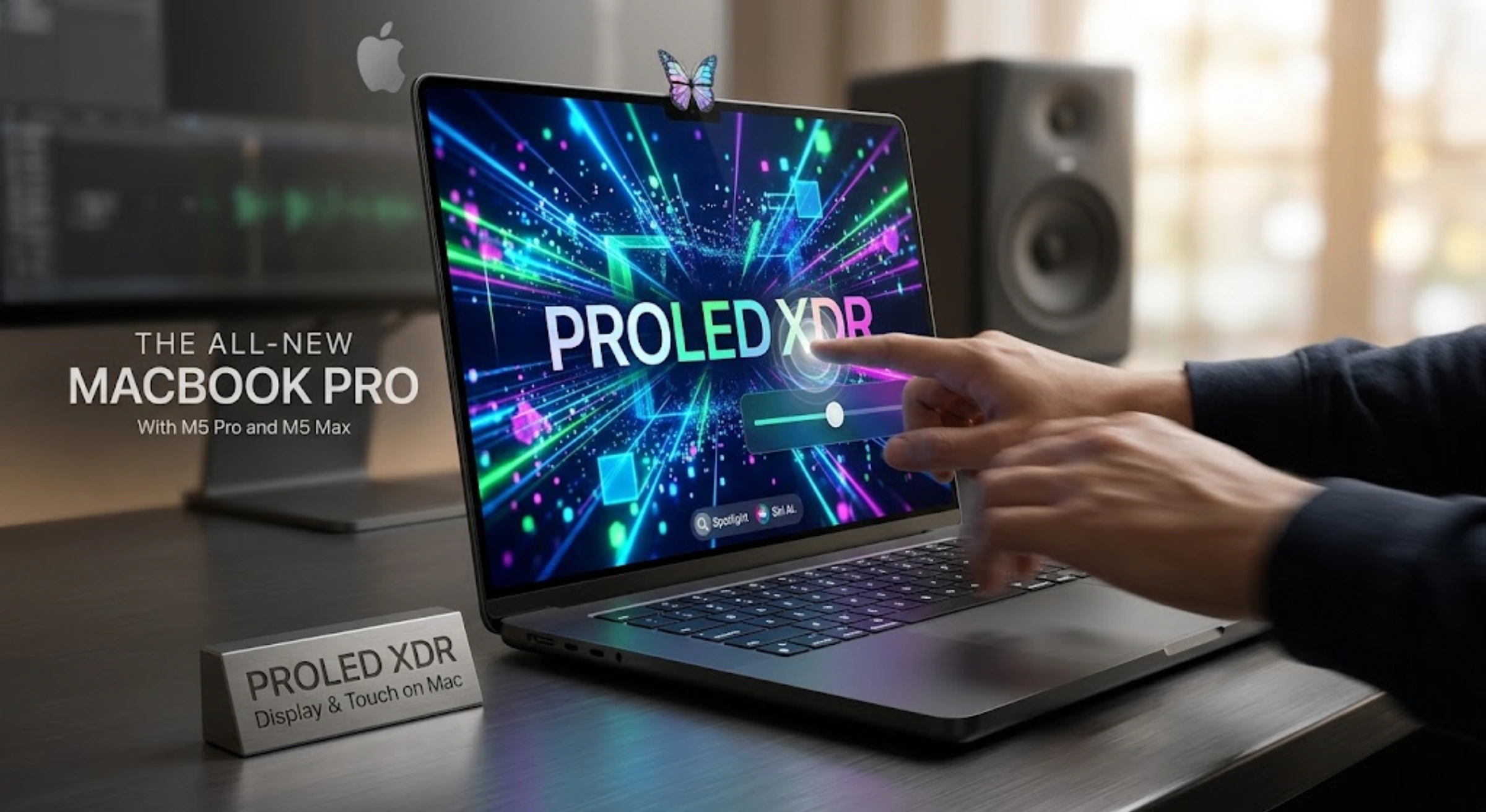 Apple анонсувала перший MacBook Pro з сенсорним OLED-екраном та чипами M5 Pro / M5 Max