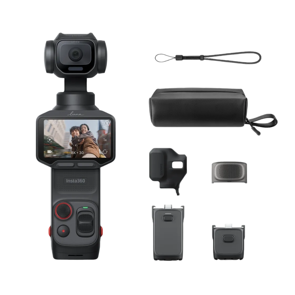 Екшн-камера Insta360 Luna Pro [Endurance Bundle] - Cosmic Black