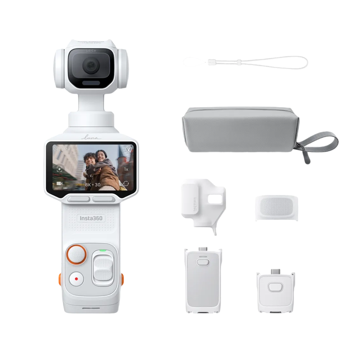 Екшн-камера Insta360 Luna Pro [Endurance Bundle] - Stellar White