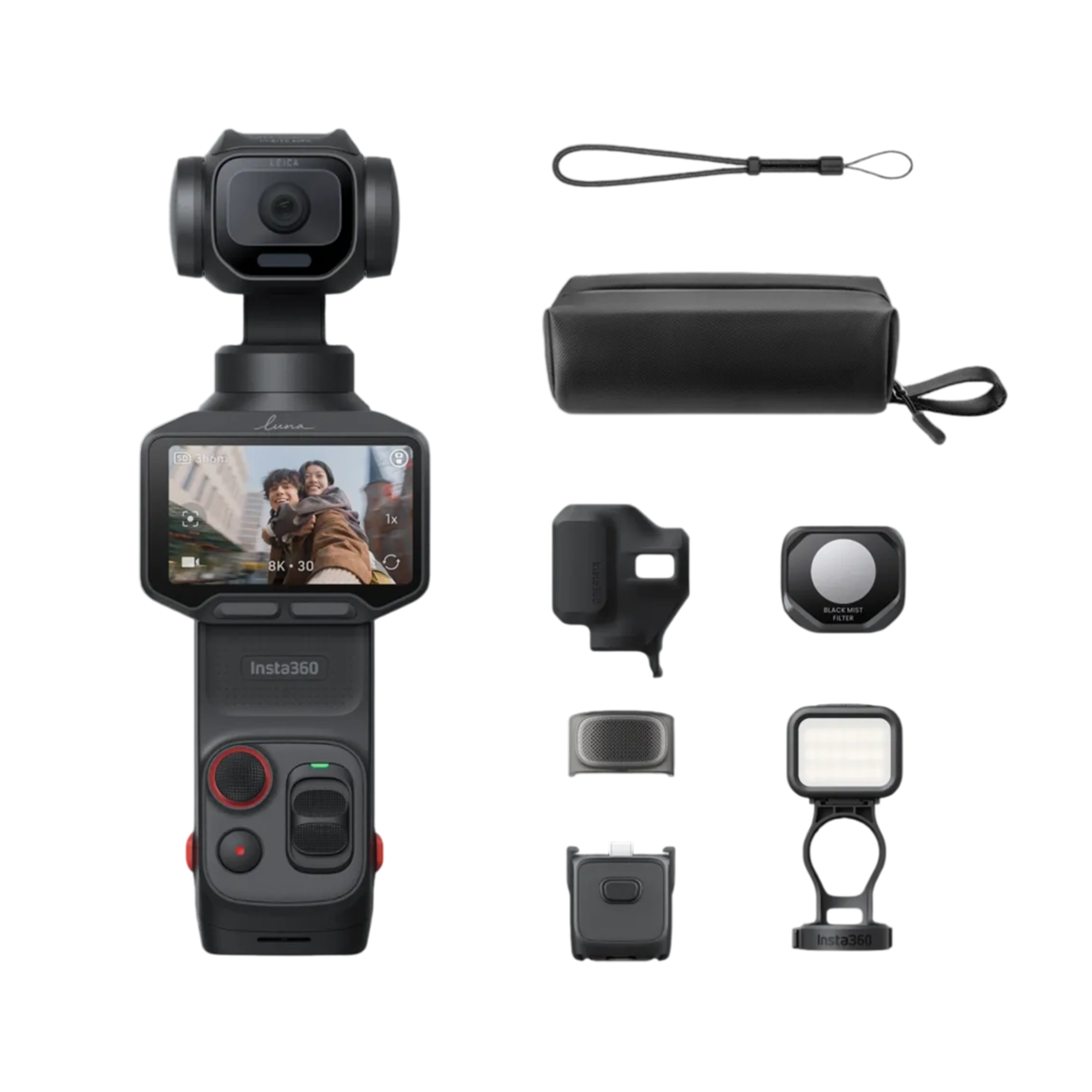 Екшн-камера Insta360 Luna Pro [Fill Light Bundle] - Cosmic Black