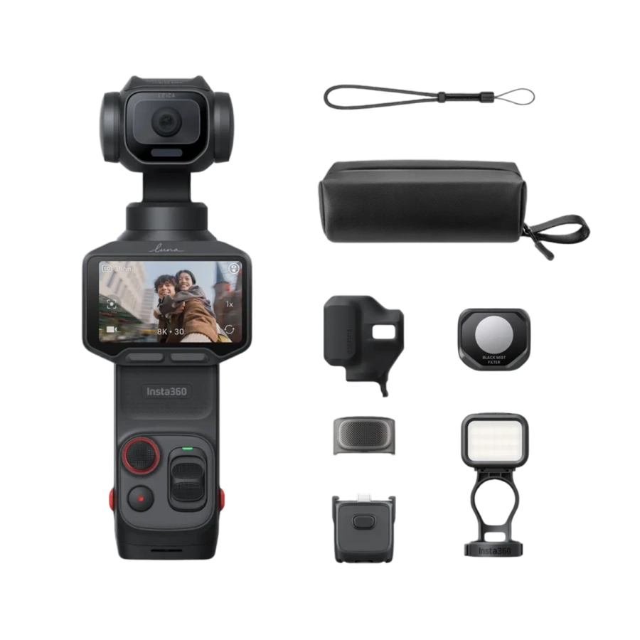 Екшн-камера Insta360 Luna Pro [Fill Light Bundle] - Cosmic Black