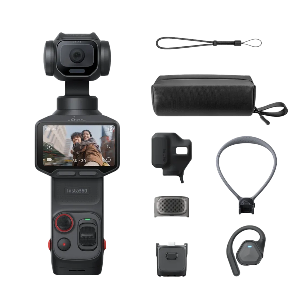 Екшн-камера Insta360 Luna Pro [POV Bundle] - Cosmic Black