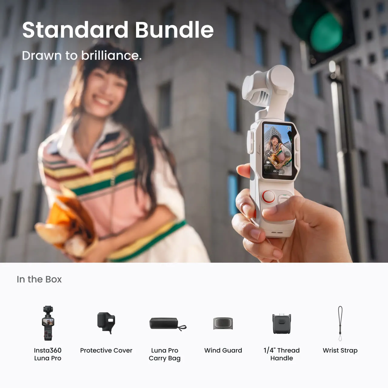Екшн-камера Insta360 Luna Pro [Standard Bundle] - Cosmic Black