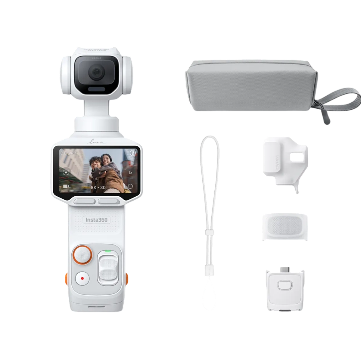Екшн-камера Insta360 Luna Pro [Standard Bundle] - Stellar White