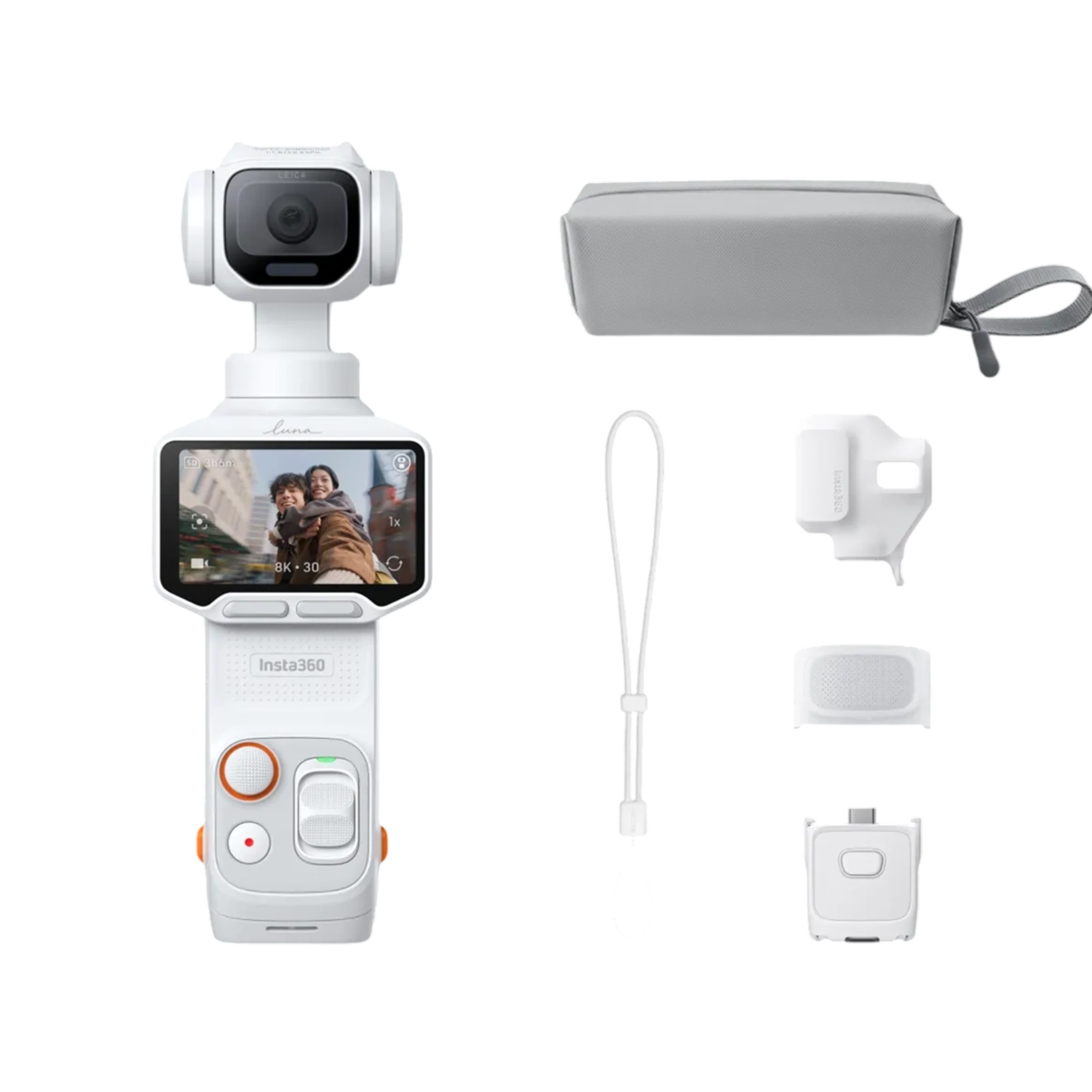 Екшн-камера Insta360 Luna Pro [Standard Bundle] - Stellar White