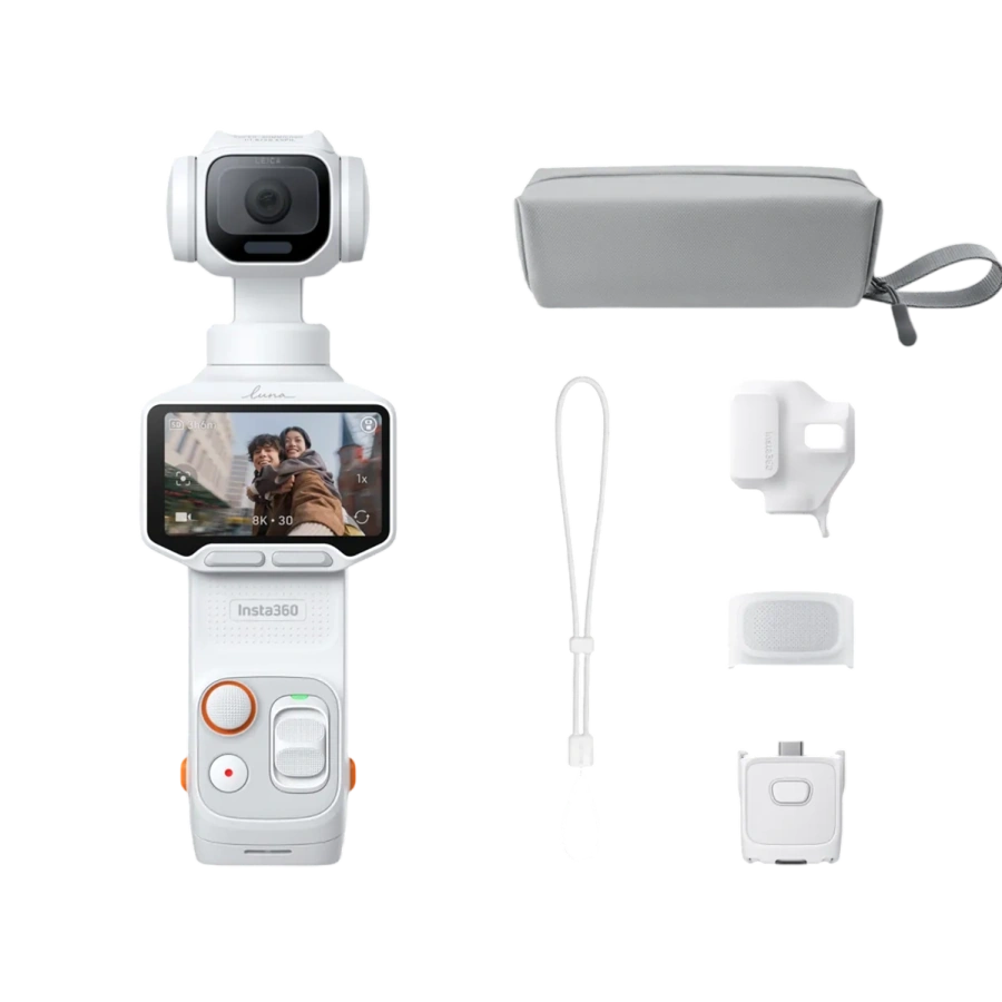 Екшн-камера Insta360 Luna Pro [Standard Bundle] - Stellar White