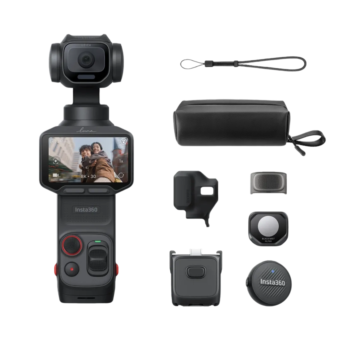 Екшн-камера Insta360 Luna Pro [Vlog Bundle] - Cosmic Black