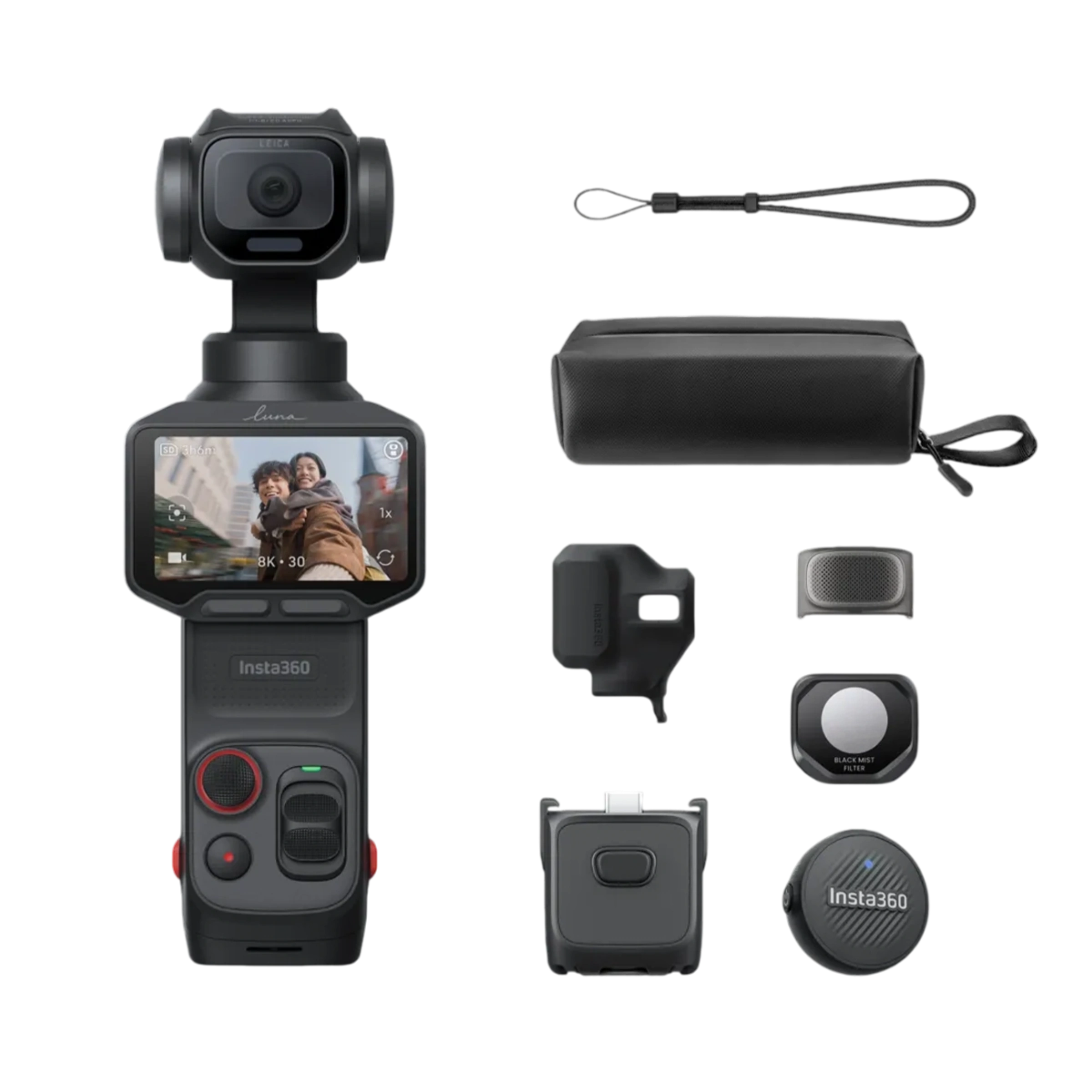 Екшн-камера Insta360 Luna Pro [Vlog Bundle] - Cosmic Black