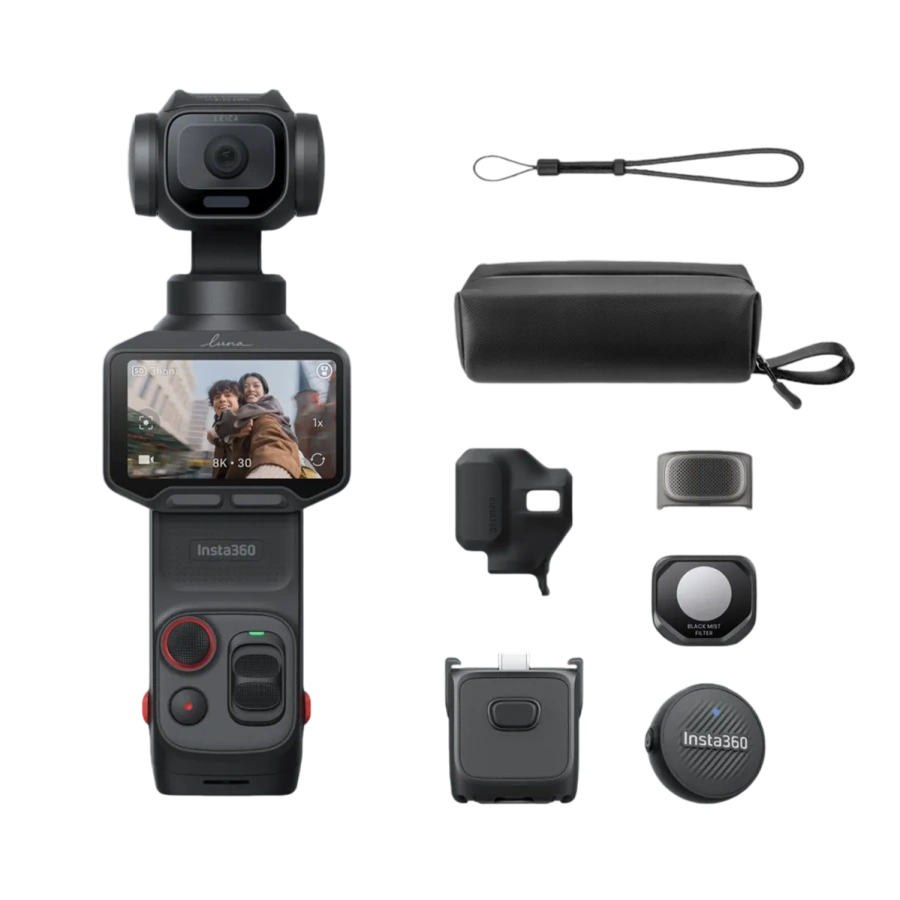 Екшн-камера Insta360 Luna Pro [Vlog Bundle] - Cosmic Black