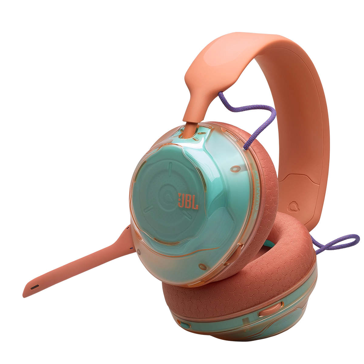 Ігрові бездротові навушники JBL Quantum 520 - Coral (JBLQTUM520COR)