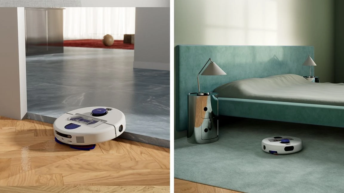 Робот-пилосос з вологим прибиранням Dyson R2 Nurovi Wash+Dry - Light Grey/Vinca Blue (664874-01)