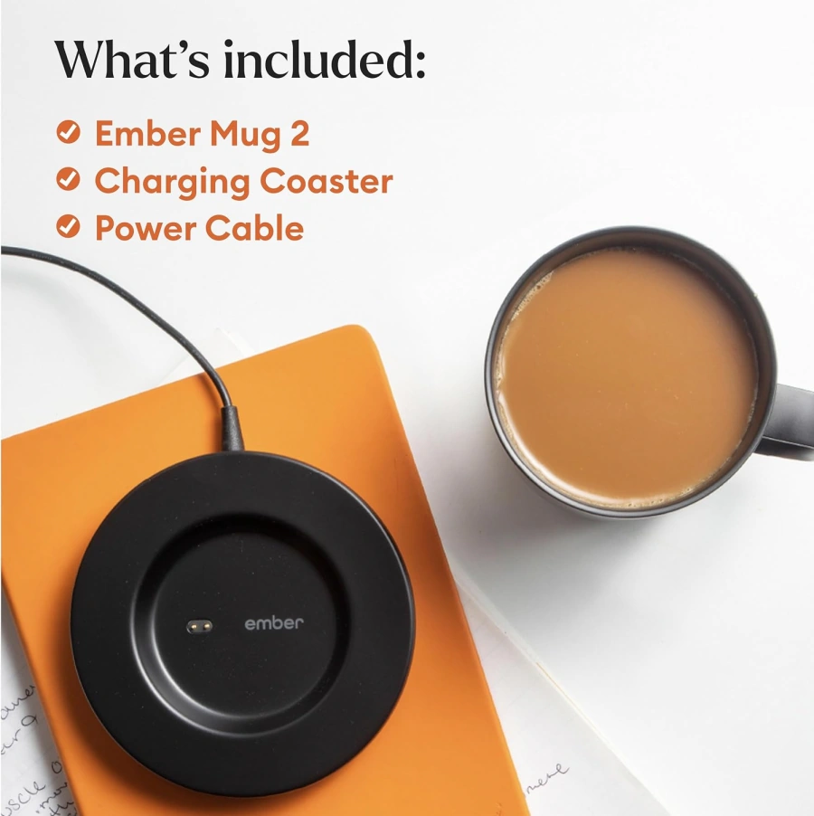 Розумна чашка з контролем температури Ember Smart Mug 2 14oz/414ml - Black (CM191400EU)