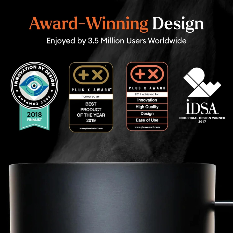 Розумна чашка з контролем температури Ember Smart Mug 2 14oz/414ml - Black (CM191400EU)