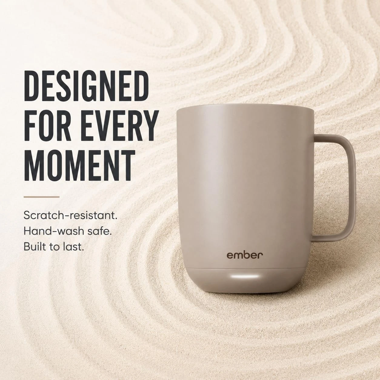 Розумна чашка з контролем температури Ember Smart Mug 2 14oz/414ml - Sandstone (CM191416AM)