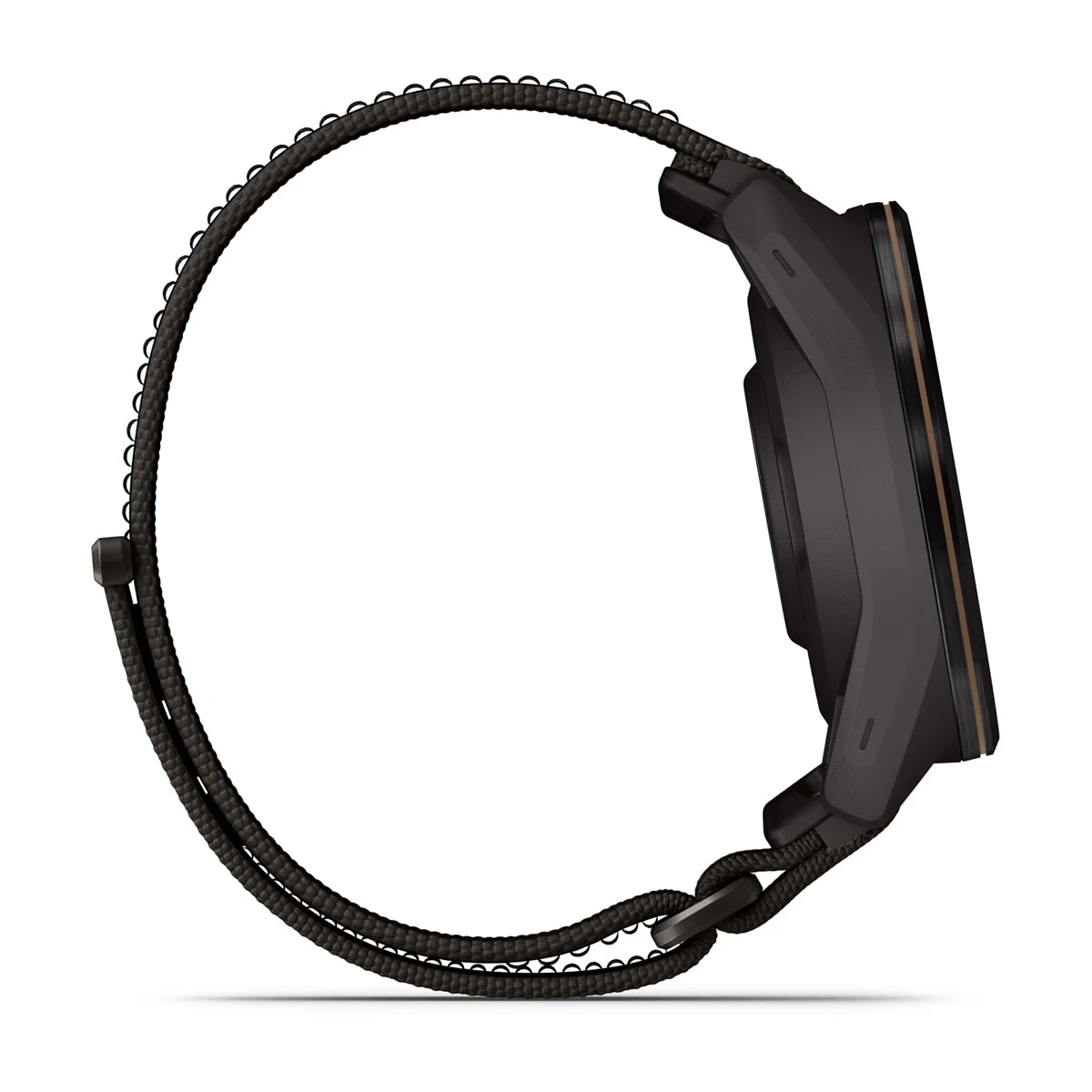 Смарт-часы Garmin Approach S72 43mm Carbon Gray/Heritage Bronze DLC Titanium Bezel with Pebble Gray ComfortFit Fabric Band (010-04147-00/02)