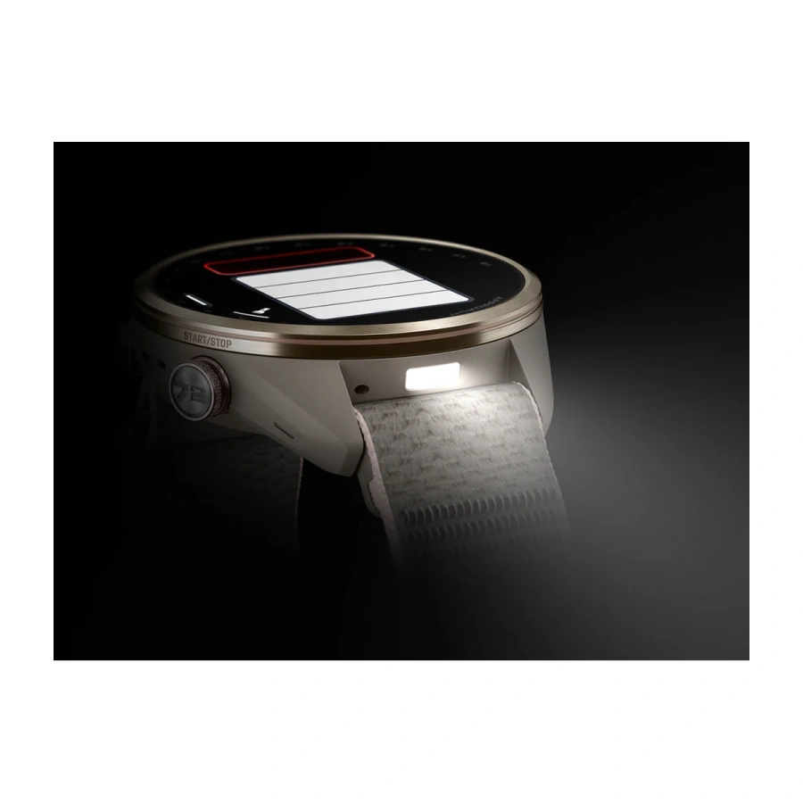 Смарт-часы Garmin Approach S72 43mm Soft Gold/Blush Pink Titanium Bezel with French Gray/Blush Pink ComfortFit Fabric Band (010-04147-01/04)