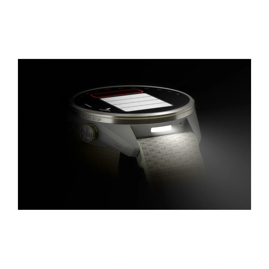 Смарт-годинник Garmin Approach S72 47mm Silver/Citron Titanium Bezel with Fog Gray/Citron ComfortFit Fabric Band (010-04148-01/04)