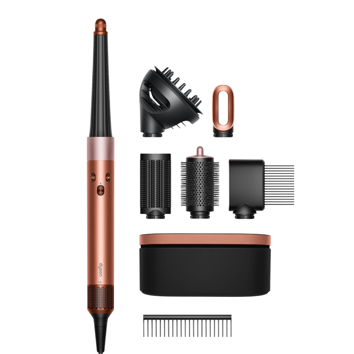 Стайлер для кучерявого волосся Dyson Airwrap i.d. Multi-Styler and Dryer Curly+Coily - Amber Silk (142899-01) EU