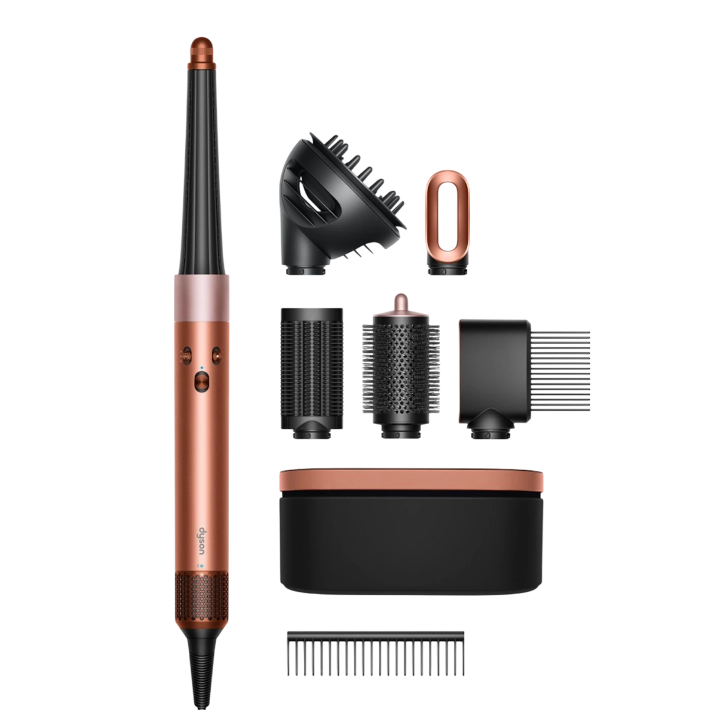 Стайлер для кучерявого волосся Dyson Airwrap i.d. Multi-Styler and Dryer Curly+Coily - Amber Silk (142899-01) EU