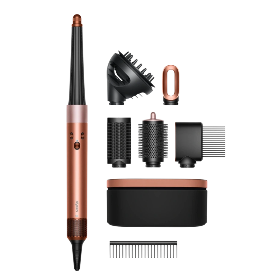 Стайлер для кучерявого волосся Dyson Airwrap i.d. Multi-Styler and Dryer Curly+Coily - Amber Silk (142899-01) EU