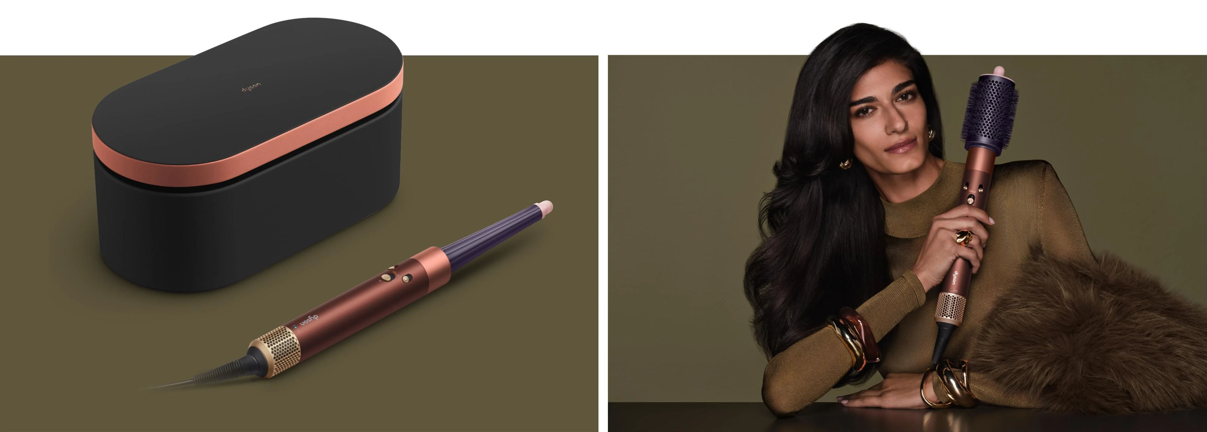 Стайлер для кучерявого волосся Dyson Airwrap i.d. Multi-Styler and Dryer Curly+Coily - Plum/Copper (492418-01) EU