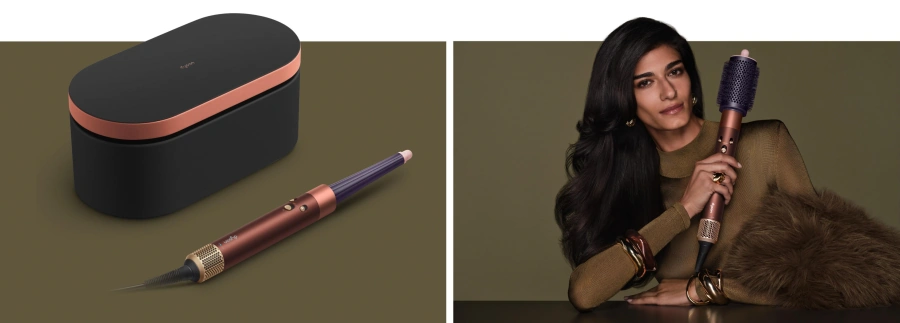 Стайлер для кучерявого волосся Dyson Airwrap i.d. Multi-Styler and Dryer Curly+Coily - Plum/Copper (492418-01) EU
