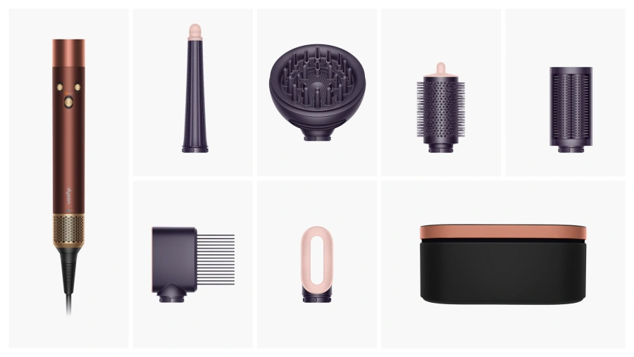 Стайлер для кучерявого волосся Dyson Airwrap i.d. Multi-Styler and Dryer Curly+Coily - Plum/Copper (492418-01) EU