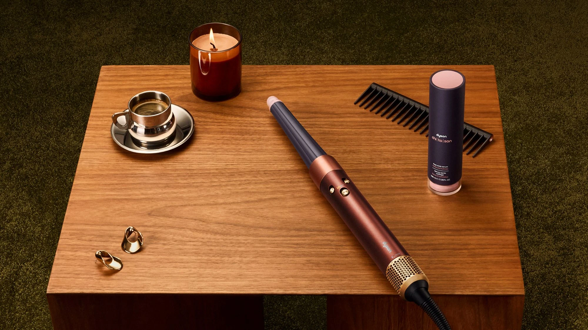 Стайлер для кучерявого волосся Dyson Airwrap i.d. Multi-Styler and Dryer Curly+Coily - Plum/Copper (492418-01) EU