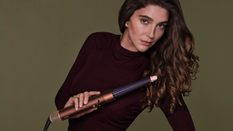 Стайлер для прямого та хвилястого волосся Dyson Airwrap i.d. Multi-Styler and Dryer Straight to Wavy - Plum/Copper (492319-01) EU