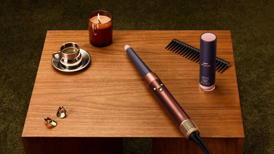 Стайлер для прямого та хвилястого волосся Dyson Airwrap i.d. Multi-Styler and Dryer Straight to Wavy - Plum/Copper (492319-01) EU