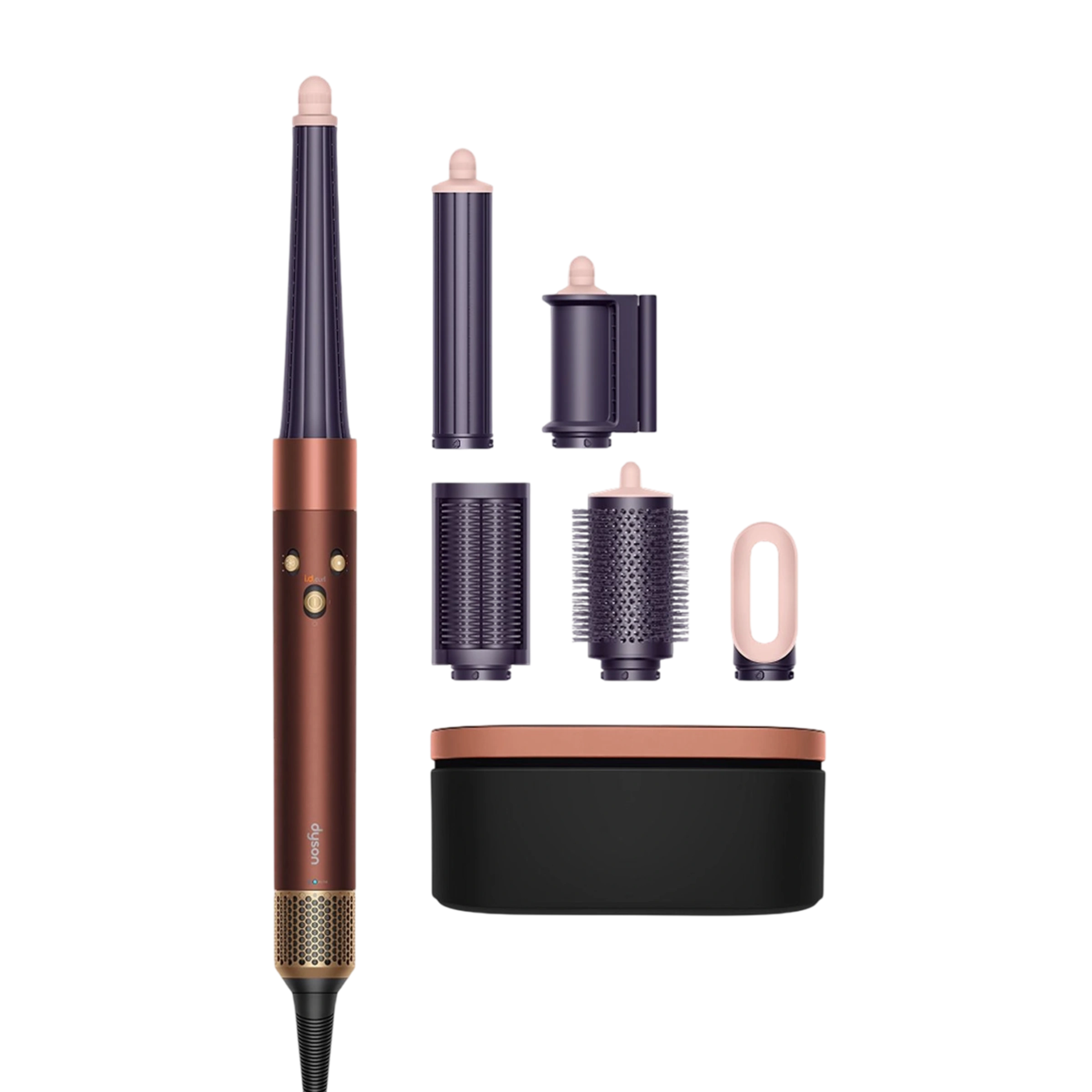 Стайлер для прямого та хвилястого волосся Dyson Airwrap i.d. Multi-Styler and Dryer Straight to Wavy - Plum/Copper (492319-01) EU