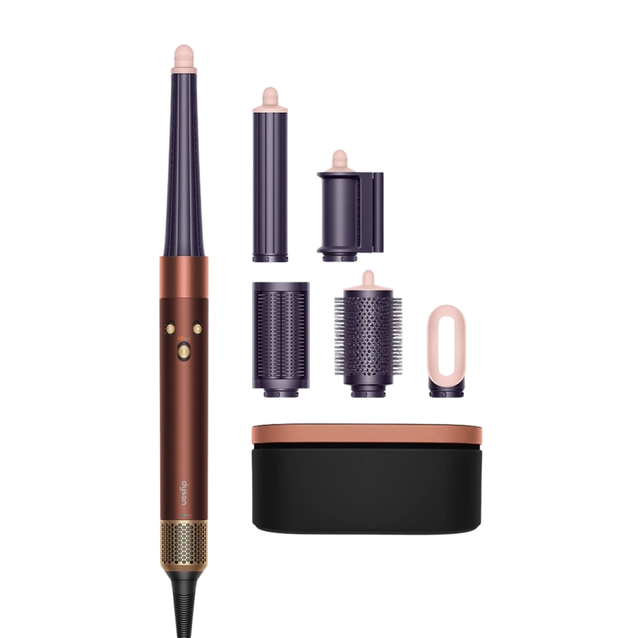 Стайлер для прямого та хвилястого волосся Dyson Airwrap i.d. Multi-Styler and Dryer Straight to Wavy - Plum/Copper (492319-01) EU