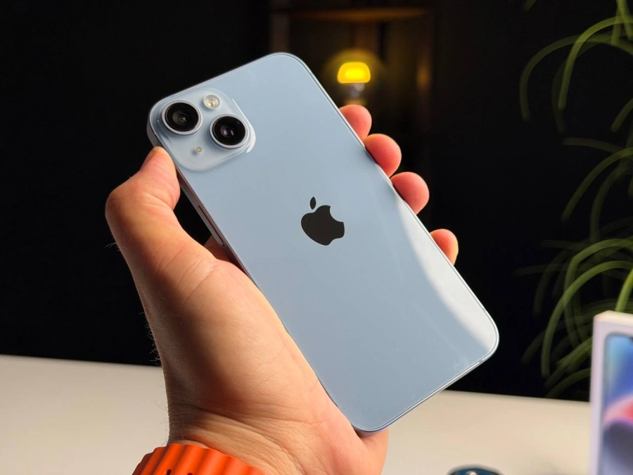 ВЖИВАНИЙ Б/У Apple iPhone 14 128GB Blue (MPVN3) - Состояние: хорошее | Аккумулятор: 100% | Комплектация: полный | Гарантия: 3 мес.